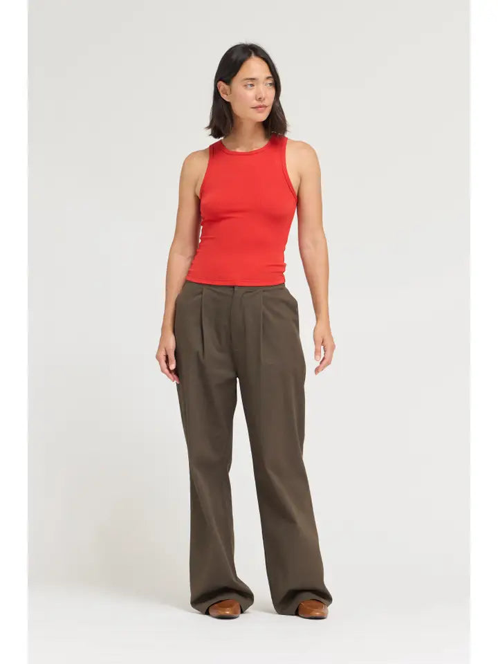 Ronni Ribbed Jersey Tank