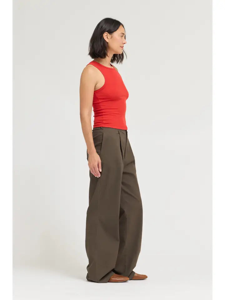 Ronni Ribbed Jersey Tank