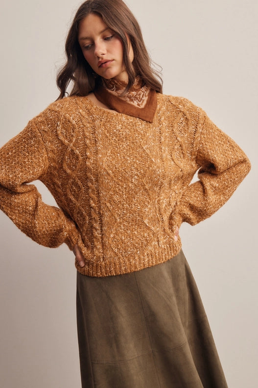Charlie Cable Knit Sweater