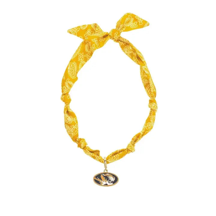 Missouri Tigers Bandana Scarf Necklace