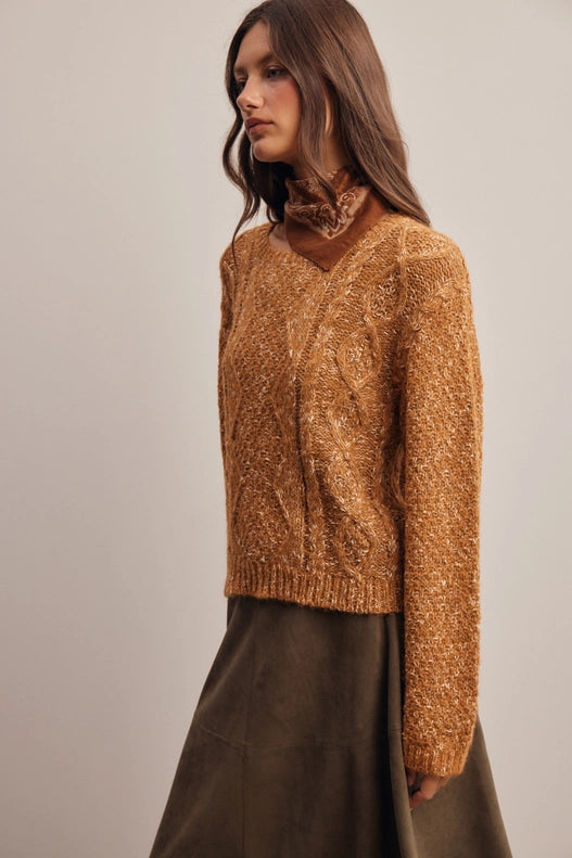 Charlie Cable Knit Sweater