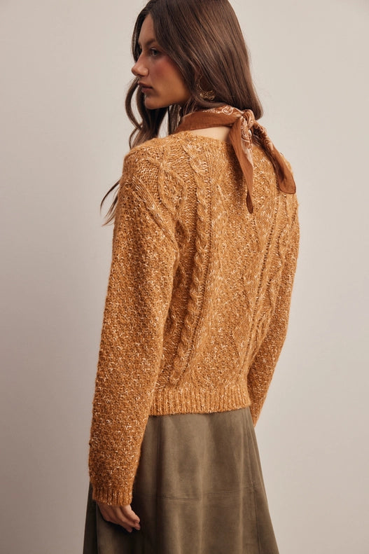 Charlie Cable Knit Sweater