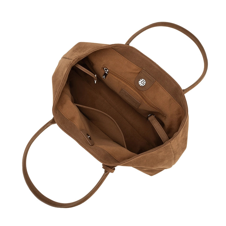Irene Suede Shoulder Bag