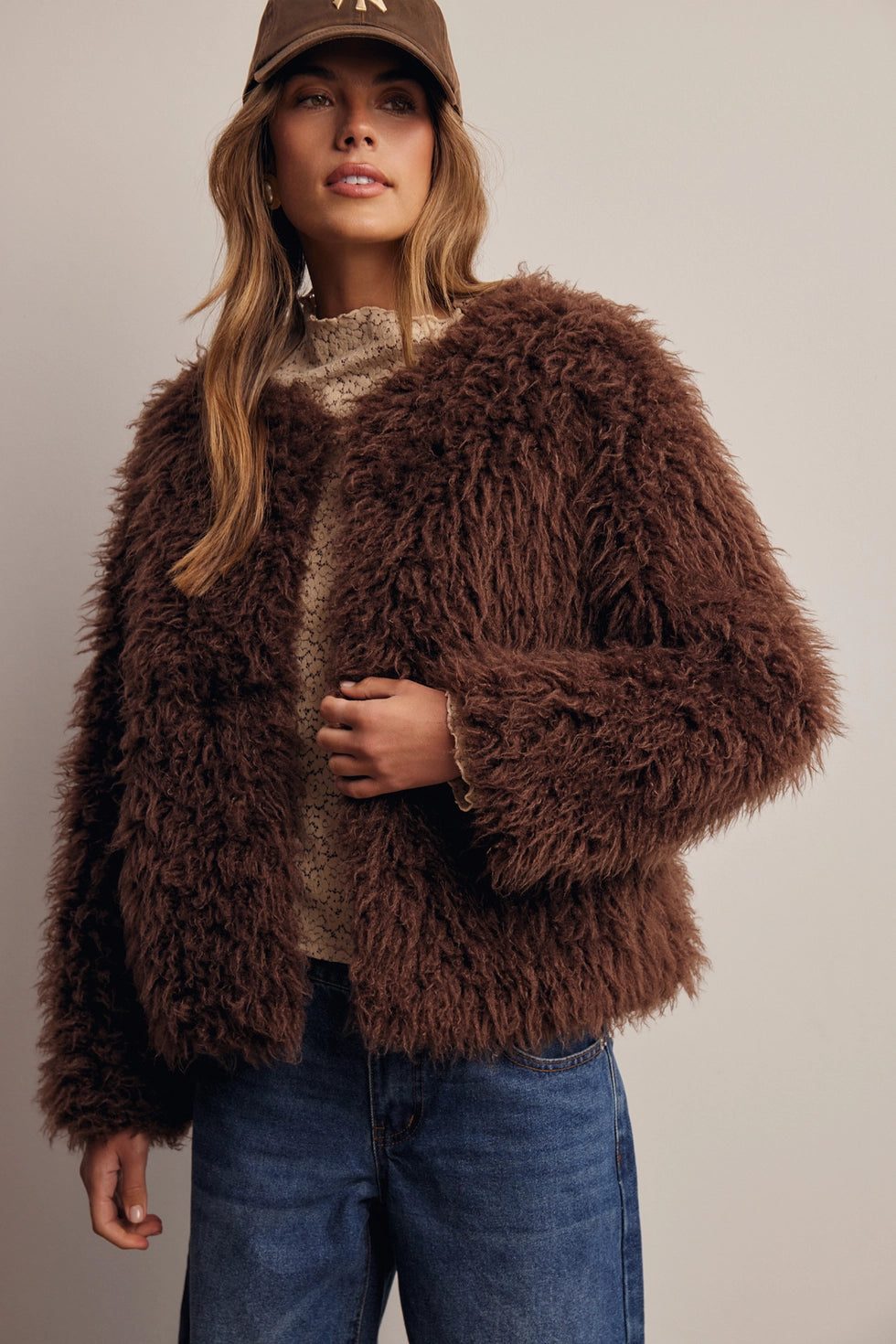 Sabrina Faux Fur Jacket