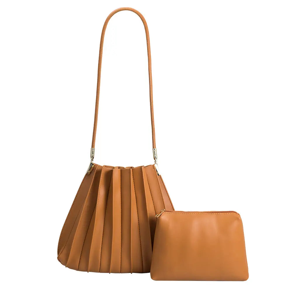 Carrie II Pleated Shoulder Bag