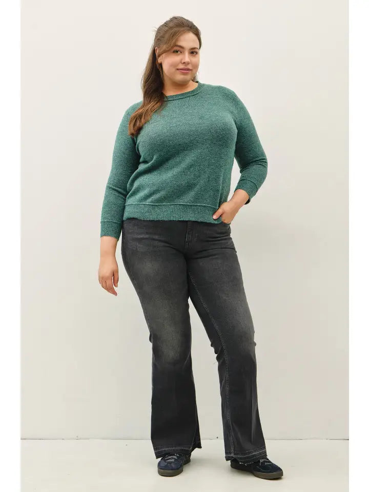 Collins Crew Neck Sweater - Plus Size