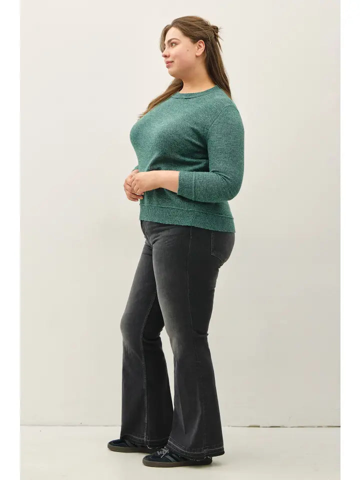 Collins Crew Neck Sweater - Plus Size