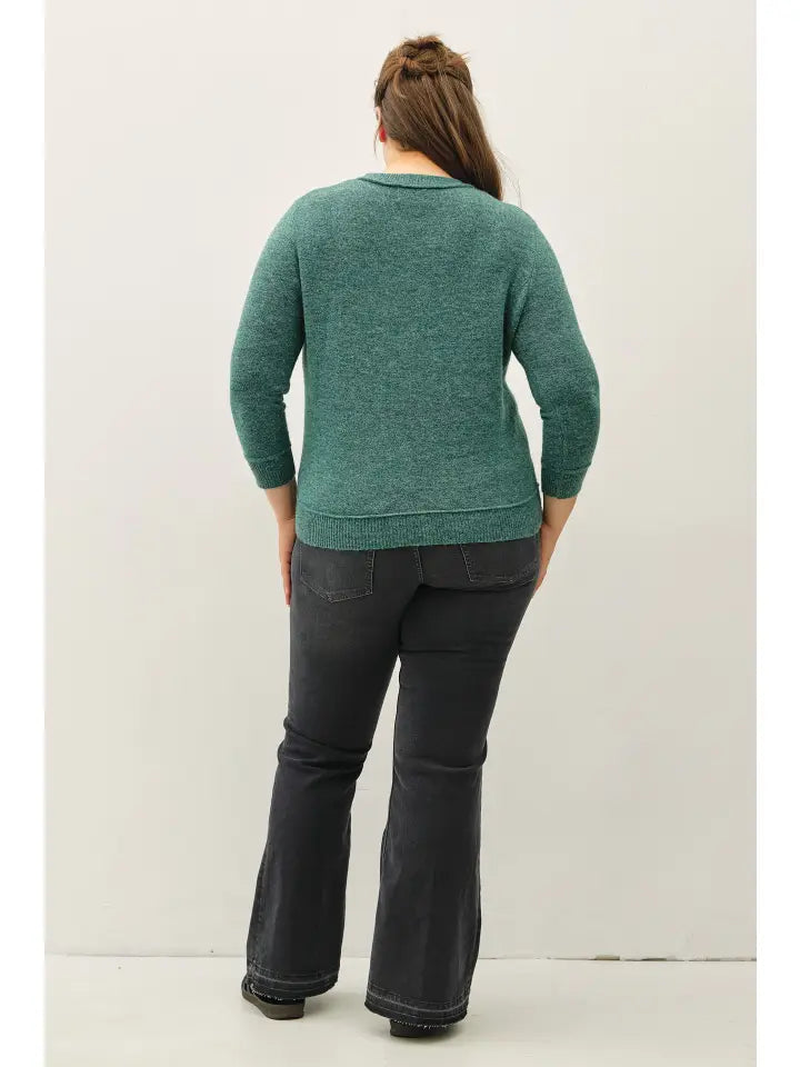 Collins Crew Neck Sweater - Plus Size