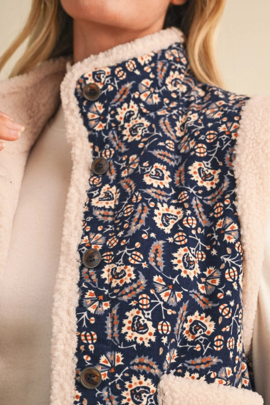 Rosalie Faux Sherpa Lining Vest