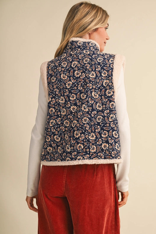 Rosalie Faux Sherpa Lining Vest