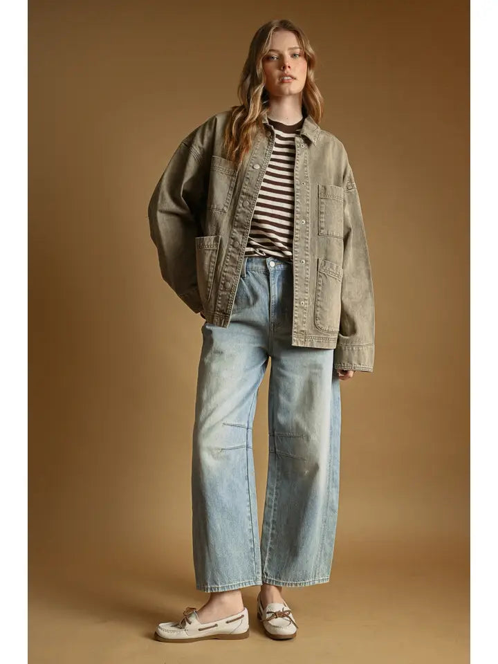 Holly Oversized Washed Jacket