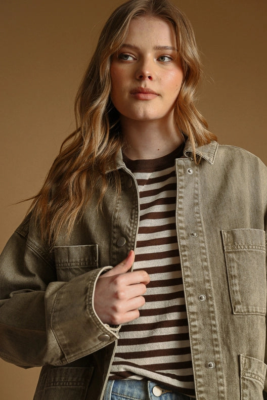 Holly Oversized Washed Jacket