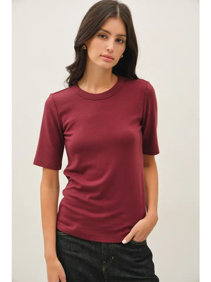Sophia Soft Short Sleeve Top