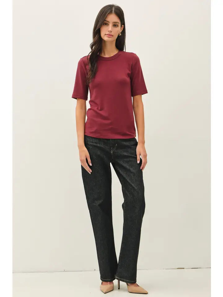 Sophia Soft Short Sleeve Top