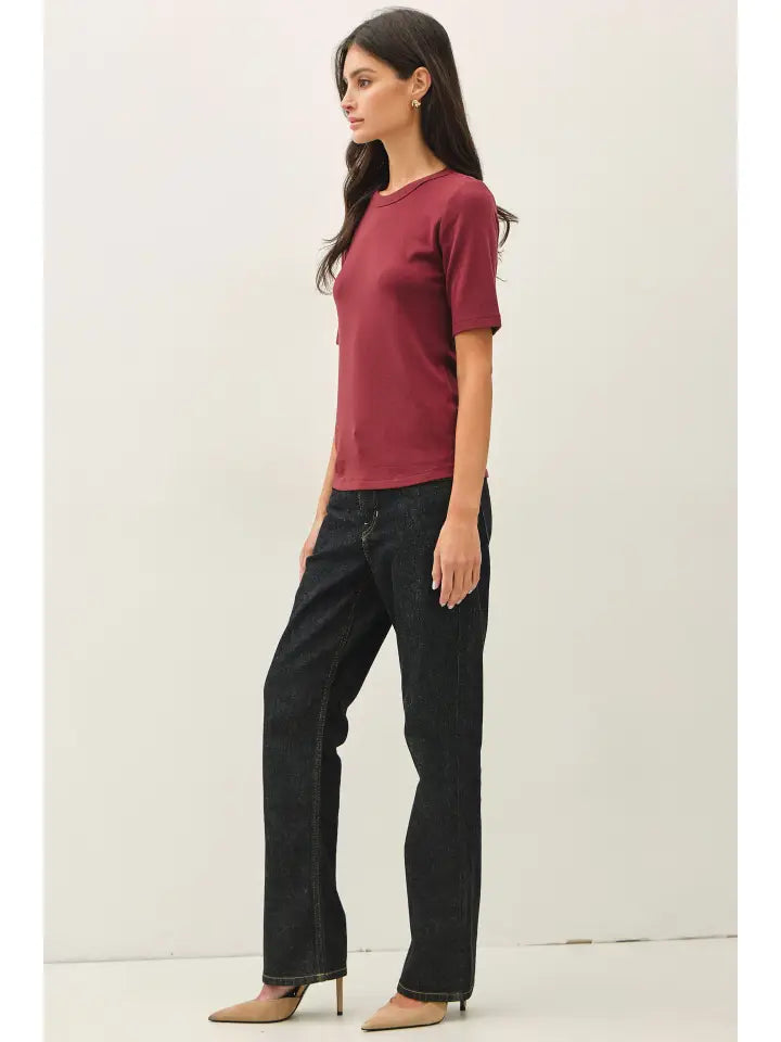Sophia Soft Short Sleeve Top