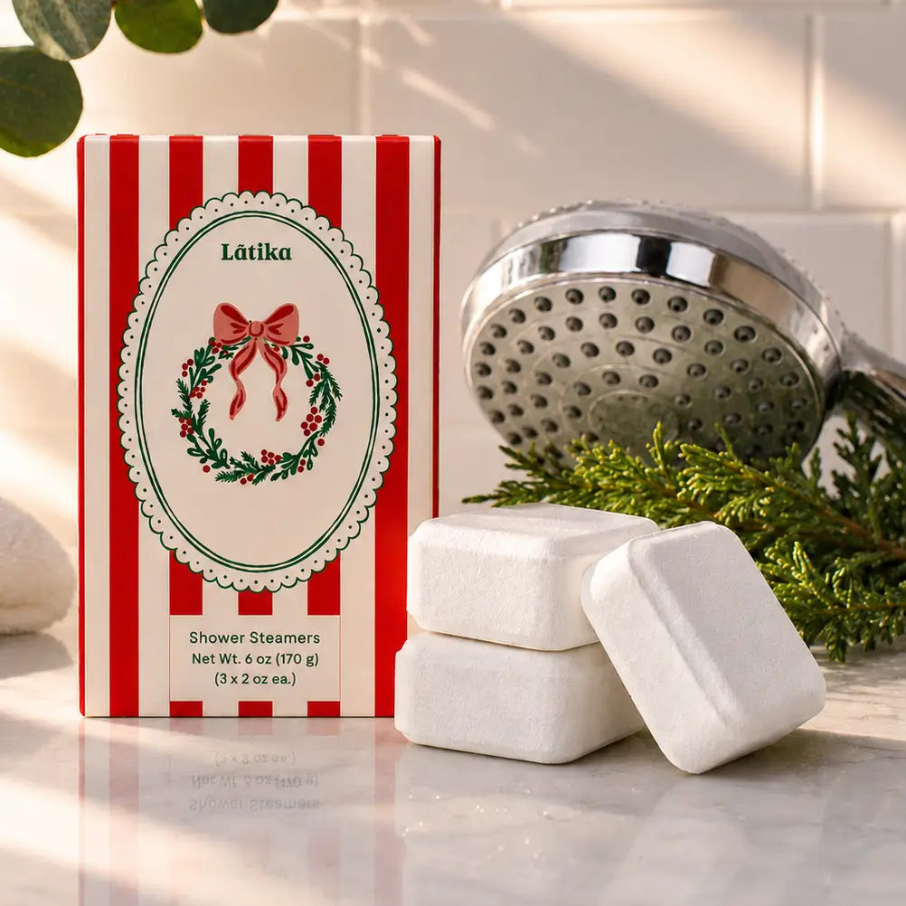Shower Steamers - Wreath Christmas Pine &amp; Cedarwood